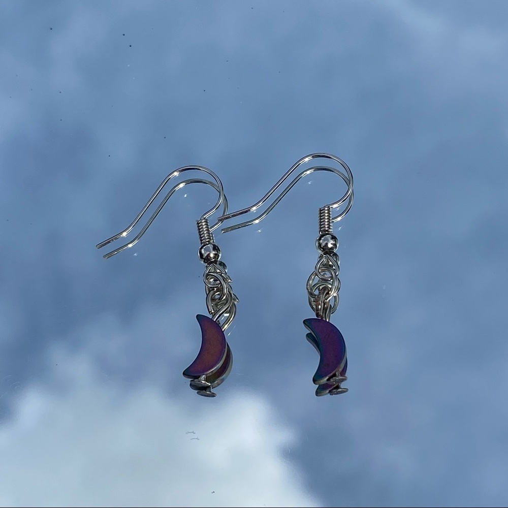 moon earrings